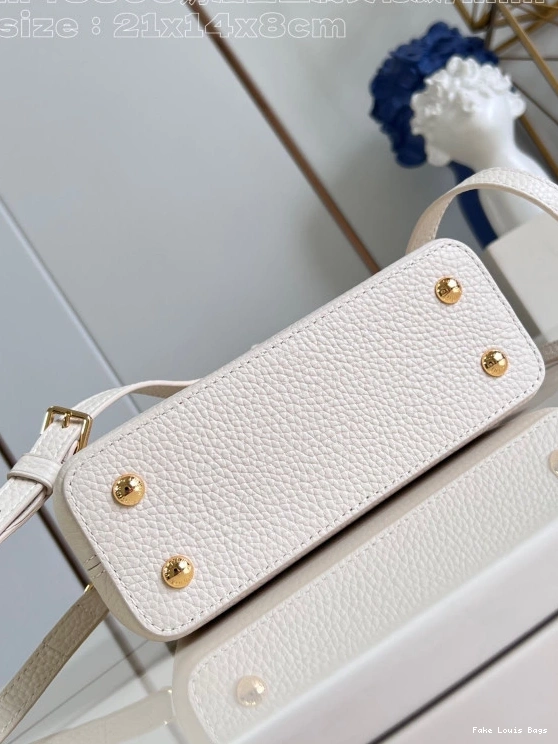 Fake Louis Bags CAPUCINES MINI-21*14*8CM VUITTON LOUIS 0708